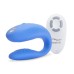 DEMO We-Vibe Match Вибромассажер голубой для пар с дистанционным пультом - фото