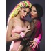 Розовые наручники с металлической цепью Party Hard Calm Pink - фото 1