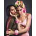 Розовые наручники с металлической цепью Party Hard Calm Pink - фото 2