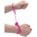 Розовые металлические наручники Ouch Beginners Handcuffs - фото 1