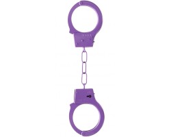 Фиолетовые металлические наручники Ouch Beginners Handcuffs