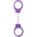 Фиолетовые металлические наручники Ouch Beginners Handcuffs - фото