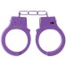 Фиолетовые металлические наручники Ouch Beginners Handcuffs - фото 2