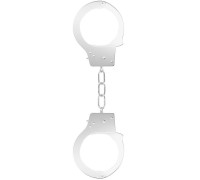Белые металлические наручники Ouch Beginners Handcuffs