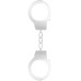 Белые металлические наручники Ouch Beginners Handcuffs - фото