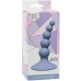 Анальная елочка на присоске First Time Ribbed Plug Blue - фото 2