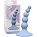 Анальная елочка на присоске First Time Ribbed Plug Blue - фото
