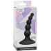 Анальная елочка на присоске First Time Ribbed Plug Black - фото 2