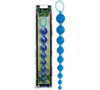 Анальная цепочка Sexy Beads голубая