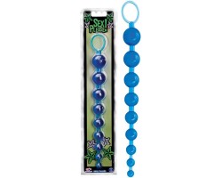 Анальная цепочка Sexy Beads голубая