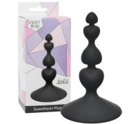 Анальная елочка на присоске First Time Sweetheart Plug Black