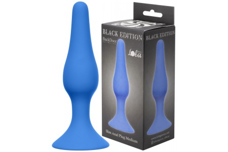 Анальная втулка Slim Anal Plug M Blue