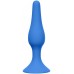 Анальная втулка Slim Anal Plug M Blue - фото 1