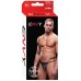Блестящие мужские V-стринги Envy темно-серые M/L - фото 3