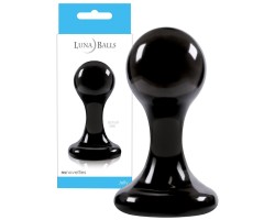 Анальная пробка на присоске Luna Balls S черная