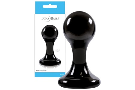Анальная пробка на присоске Luna Balls S черная