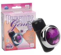 Вибростимулятор на трусики с фиолетовым кристаллом Precious Gem Panty Pals