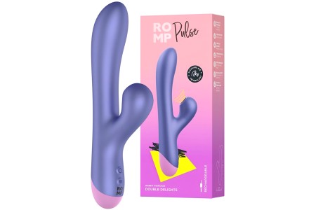 Вибратор с вакуумно-волновым стимулятором клитора Romp Pulse