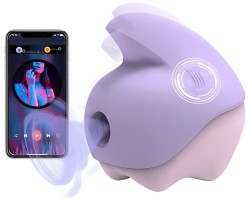 Бесконтактный вакуумно-волновой стимулятор клитора с вибрацией Magic Motion Unicorn фиолетовый