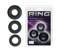 Набор из трех разных эрекционных колец Ring