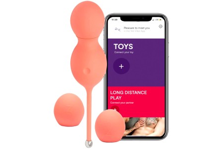 DEMO Вагинальные смарт-шарики с вибрацией We-Vibe Bloom