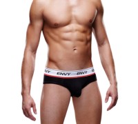 Мужские трусы-брифы на широкой резинке Envy черные S/M