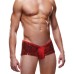 Блестящие мужские трусы-хипсы Envy красные M/L - фото