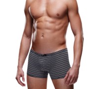 Мужские трусы-боксеры в полоску Envy черно-белые S/M