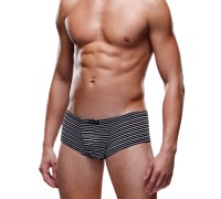 Мужские трусы-хипсы в полоску Envy черно-белые S/M