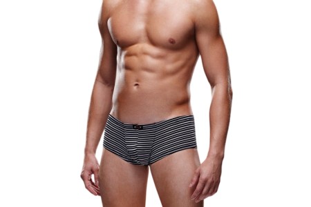 Мужские трусы-хипсы в полоску Envy черно-белые M/L
