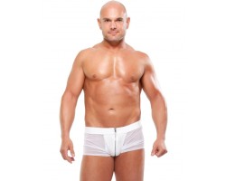 Мужские боксеры на молнии Fetish White Hot L/XL