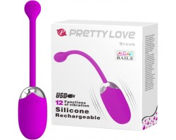 Классическое перезаряжаемое виброяйцо Pretty Love Brook