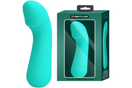 Мягкий ультрагибкий вибратор Pretty Love Cetus мятный