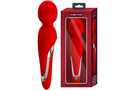 Перезаряжаемый вибромассажер Pretty Love Walter красный