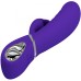 Перезаряжаемый вибратор с клиторальным стимулятором Pretty Love Prescott фиолетовый - фото 4