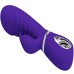 Перезаряжаемый вибратор с клиторальным стимулятором Pretty Love Prescott фиолетовый - фото 3