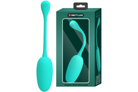 Перезаряжаемое виброяйцо Pretty Love Knucker мятное