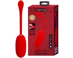 Большое перезаряжаемое виброяйцо Pretty Love Kirk красное