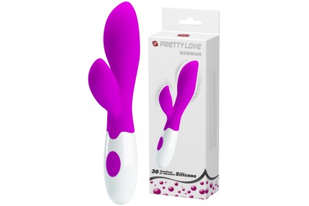 Вибратор с клиторальным стимулятором Newman