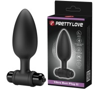 Анальная втулка с вибрацией Pretty Love Vibra Butt Plug II черная