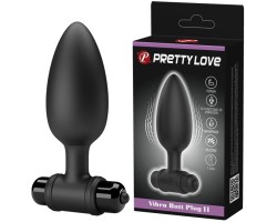 Анальная втулка с вибрацией Pretty Love Vibra Butt Plug II черная