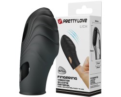 Рельефная вибронасадка на палец Pretty Love Lich