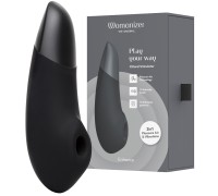 Бесконтактный вакуумно-волновой стимулятор клитора с вибрацией Womanizer Enhance черный