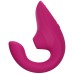 Бесконтактный вакуумно-волновой стимулятор клитора с вибрацией и вагинальным отростком Womanizer Blend малиновый - фото 3