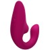 Бесконтактный вакуумно-волновой стимулятор клитора с вибрацией и вагинальным отростком Womanizer Blend малиновый - фото 4