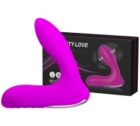 Вибромассажер простаты с функцией расширения Leonard фуксия