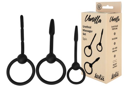 Набор силиконовых уретральных бужей Vanilla Spin