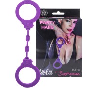 Силиконовые наручники Party Hard Suppression Purple