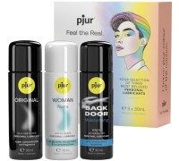 Набор лубрикантов для вагинального и анального секса Pjur Pride Box 3 х 30 мл