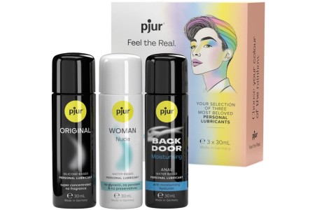 Набор лубрикантов для вагинального и анального секса Pjur Pride Box 3 х 30 мл